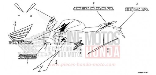 MARQUE (CB1000RD/1000RAD) CB1000RAD de 2013